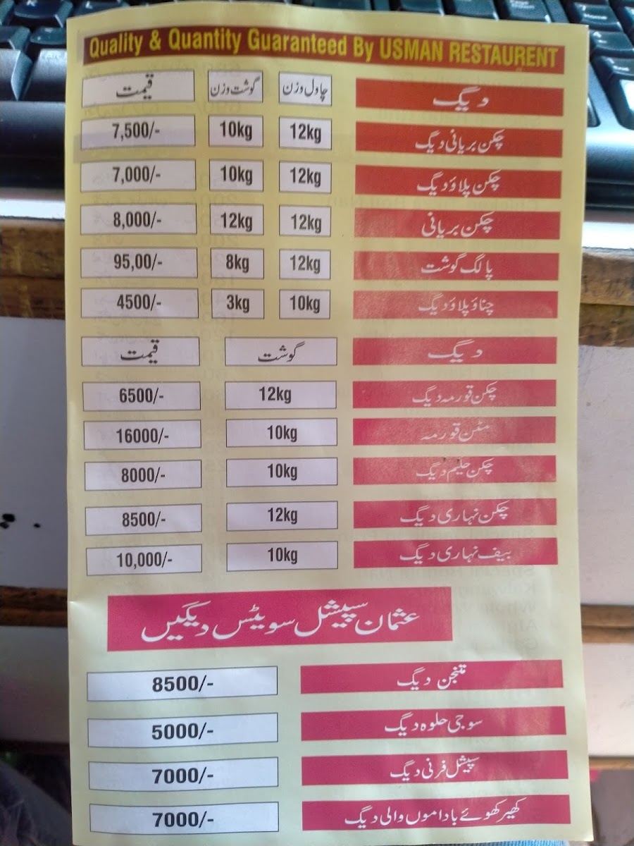 Menu Usman Restaurant-4